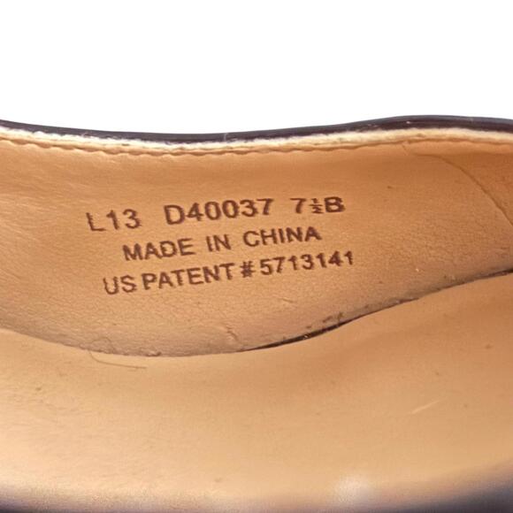 COLE HAAN Nike Air Carma Black Patent Leather Peep Toe Ladies Heels, 7.5B - Picture 3 of 7